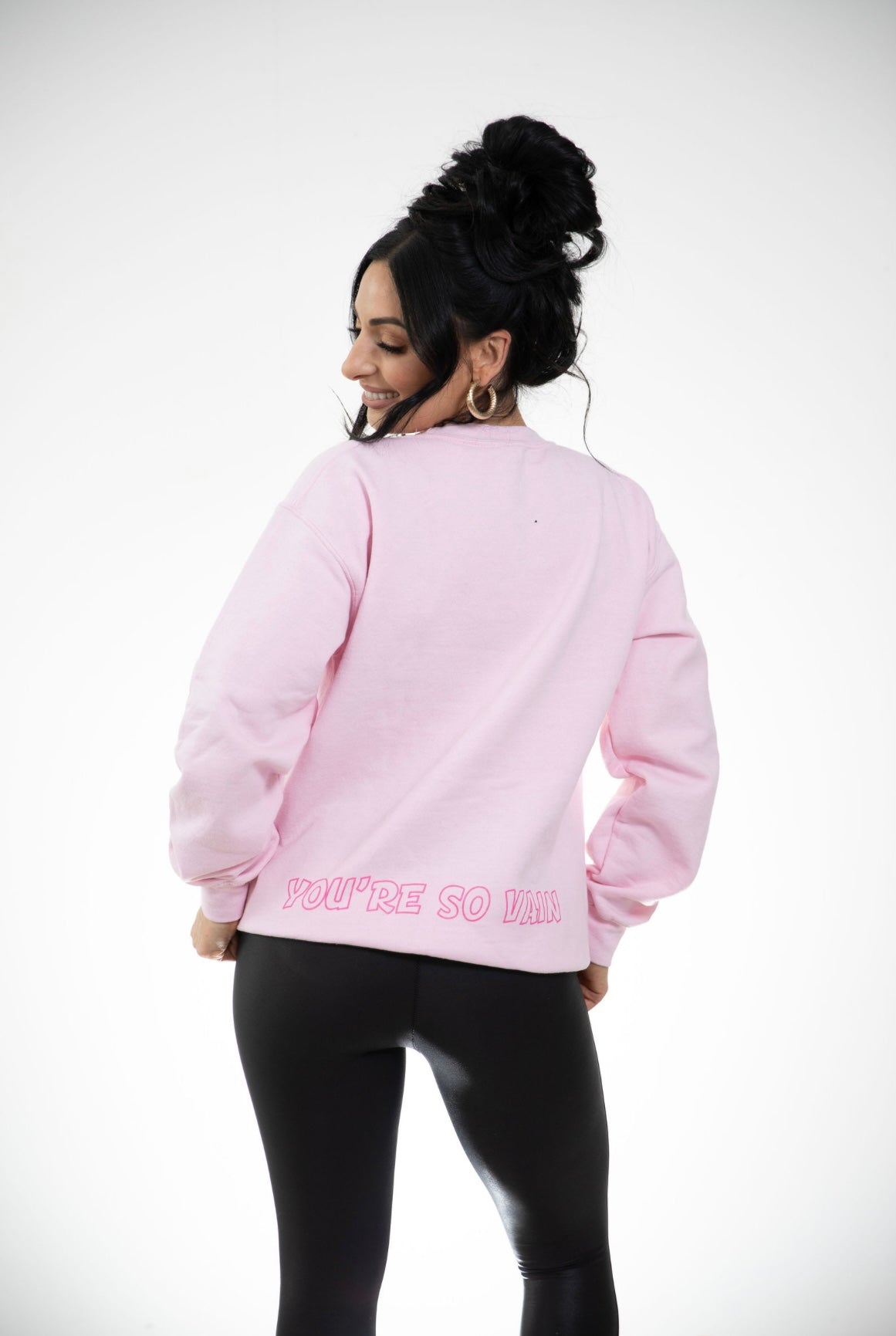 VAIN Comic Art Pink Crewneck