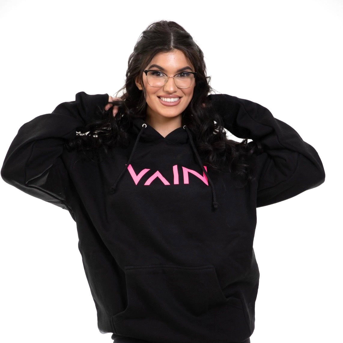VAIN Pink/Black Hoodie